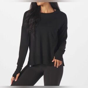 NWT Glyder Women's Black Long Sleeve Top Sz XS